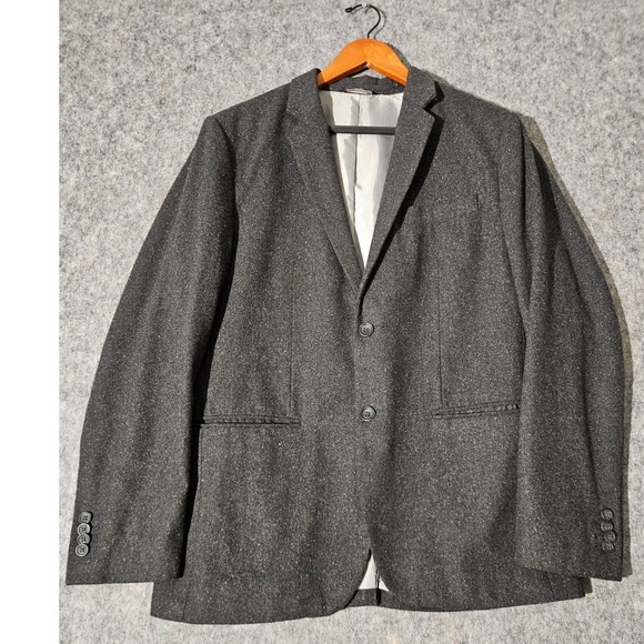 Banana Republic Other - Banana Republic Blazer Mens Gray Tailored Slim Fit Recycled Wool 42R